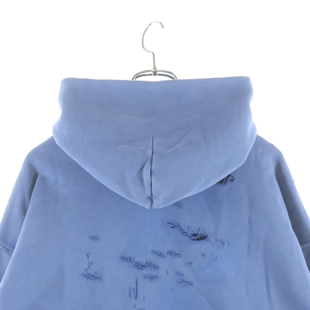 Balenciaga Destroylayerd Sports Hoodie Destroy Processing Front Logo Pullover — view 4