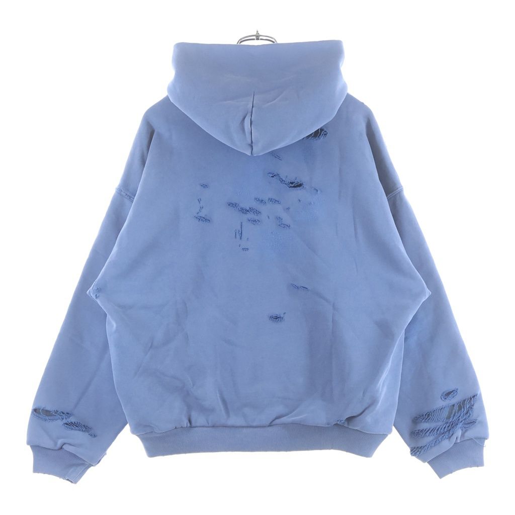 Balenciaga Destroylayerd Sports Hoodie Destroy Processing Front Logo Pullover — view 2