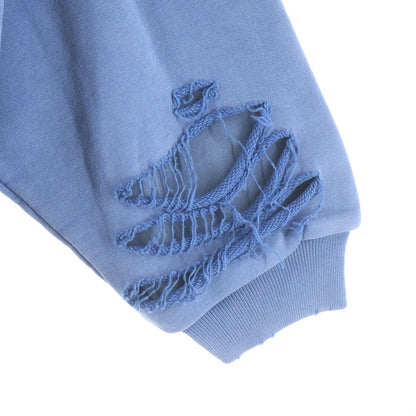Balenciaga Destroylayerd Sports Hoodie Destroy Processing Front Logo Pullover — view 5