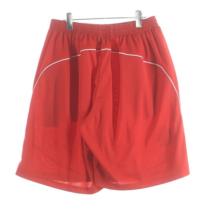 Balenciaga Logo Patch Game Mesh Shorts Black — view 2