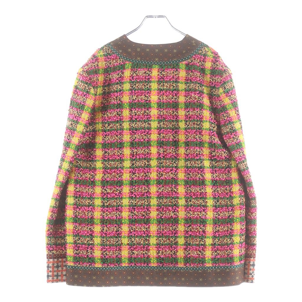 Gucci Check All Over Pattern Tweed Jacket Multicolor — view 2