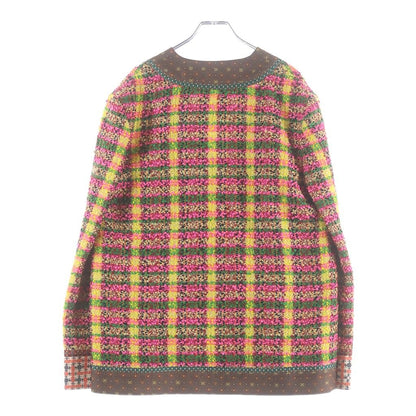 Gucci Check All Over Pattern Tweed Jacket Multicolor — view 2