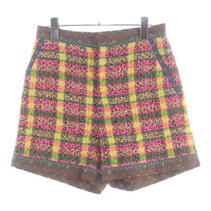 Gucci Check Allover Tweed Shorts Multicolor