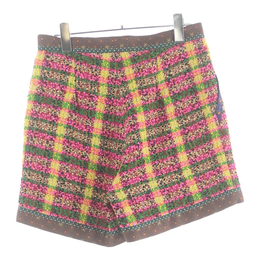 Gucci Check Allover Tweed Shorts Multicolor — view 2