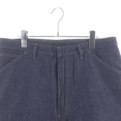 Prada Zip Fly Chambray Pants Indigo — view 3