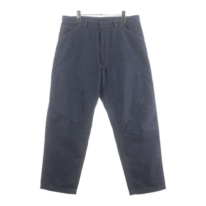 Prada Zip Fly Chambray Pants Indigo