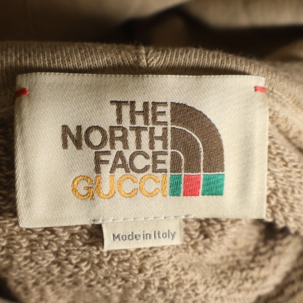 Gucci the North Face Cotton Hoodie the Front Logo Print Pullover Sweatshirt — view 6