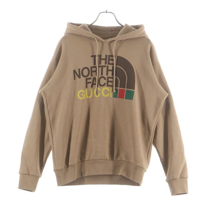 Gucci the North Face Cotton Hoodie the Front Logo Print Pullover Sweatshirt