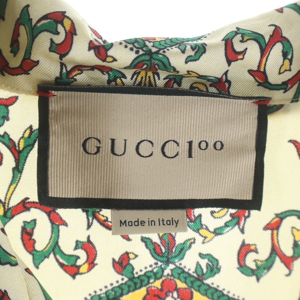 Gucci Seats SS Shirts All Over Pattern Open Collar Short Sleeve Shirt Multicolor — view 6