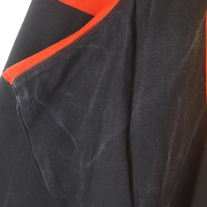 Balenciaga Big Logo Oversized Polo Shirt Big Oversize Long Sleeve Orange — view 5