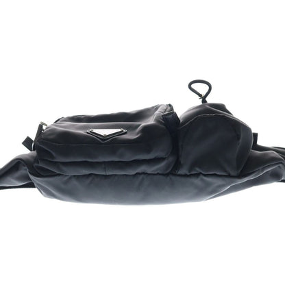 Prada Belt Bag Black Nylon Silver — view 4