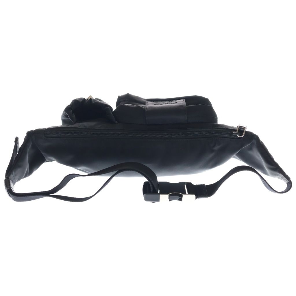 Prada Belt Bag Black Nylon Silver — view 2
