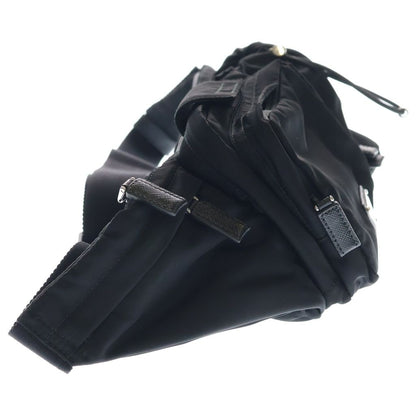 Prada Belt Bag Black Nylon Silver — view 3