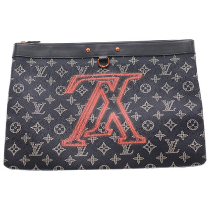Louis Vuitton Monogram Ink Upside Down Jacket Pochette Apollo Clutch Case Pouch