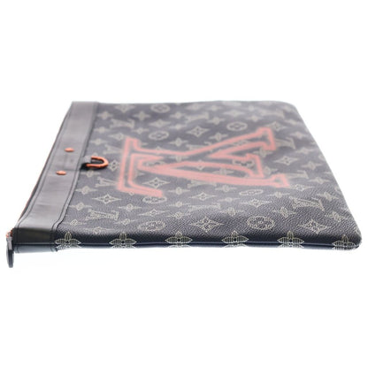 Louis Vuitton Monogram Ink Upside Down Jacket Pochette Apollo Clutch Case Pouch — view 3