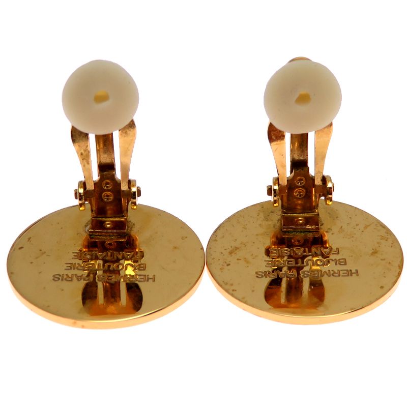 Hermes Earrings Silver — view 4
