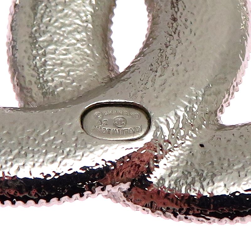Chanel Earrings Silver — view 6