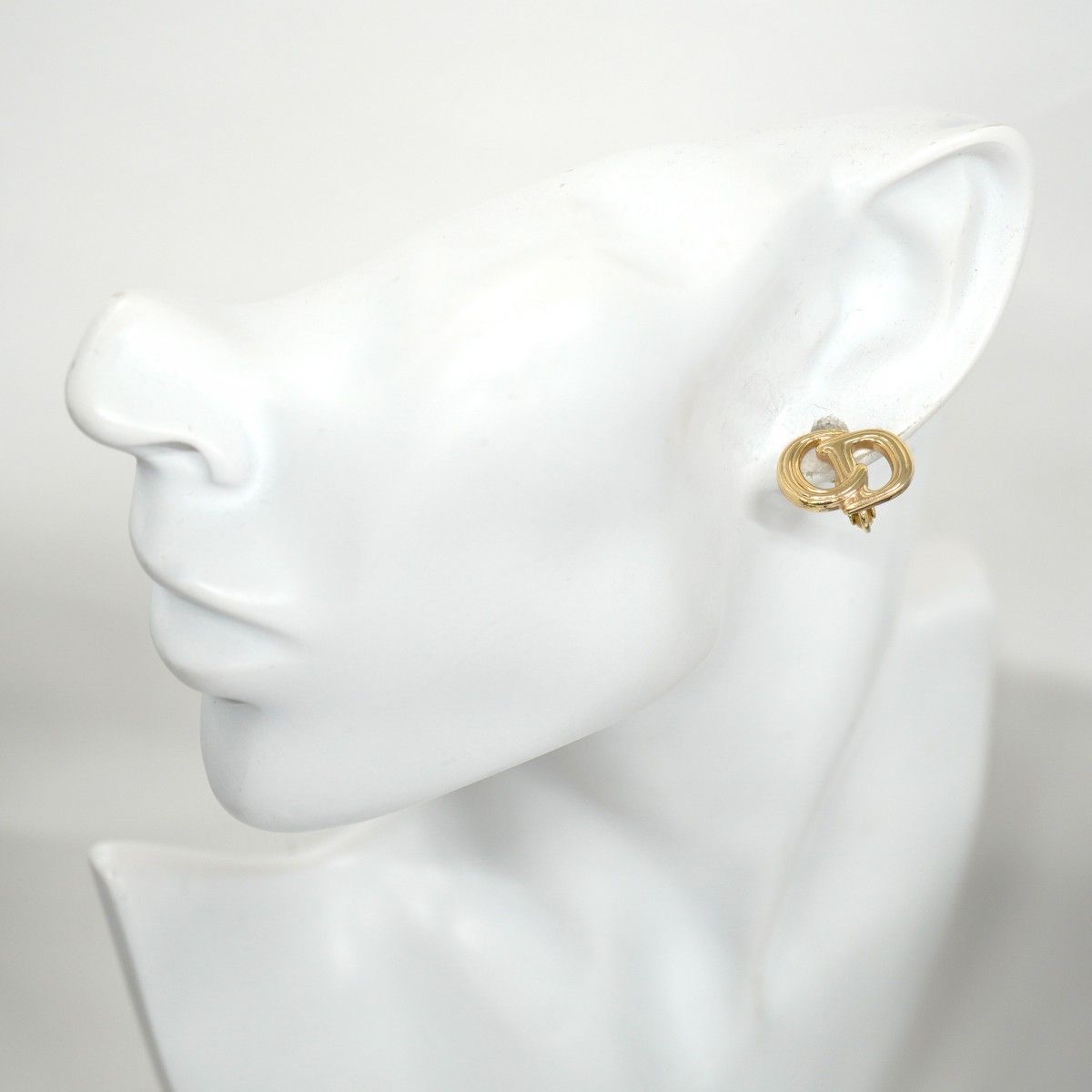 Dior Earrings CD Logo Gold Plated — view 5