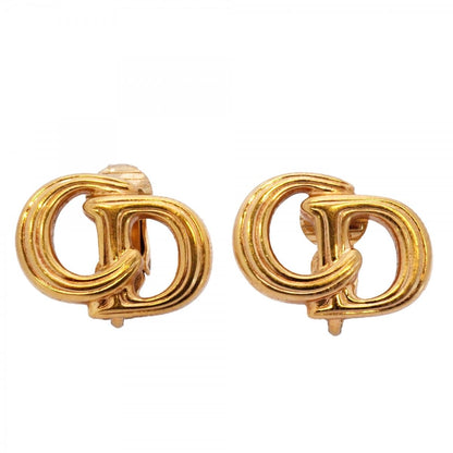 Dior Earrings CD Logo Gold Plated