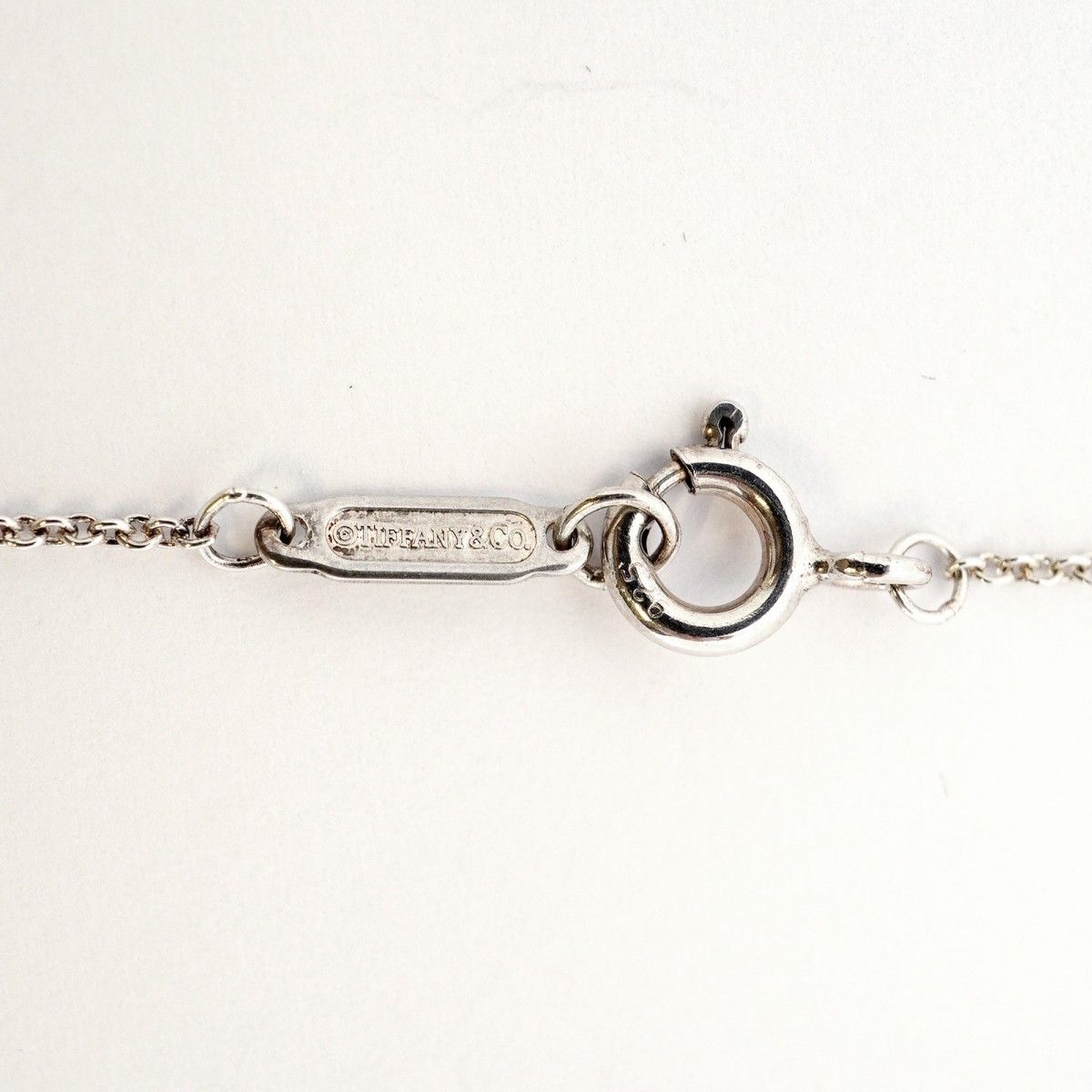 Tiffany & Co Necklace Double Drop Heart 925 Sterling Silver — view 4