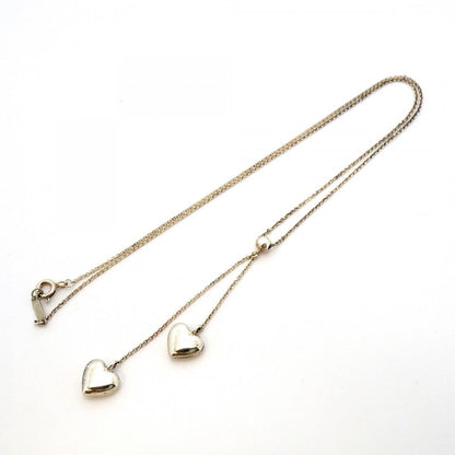 Tiffany & Co Necklace Double Drop Heart 925 Sterling Silver — view 3