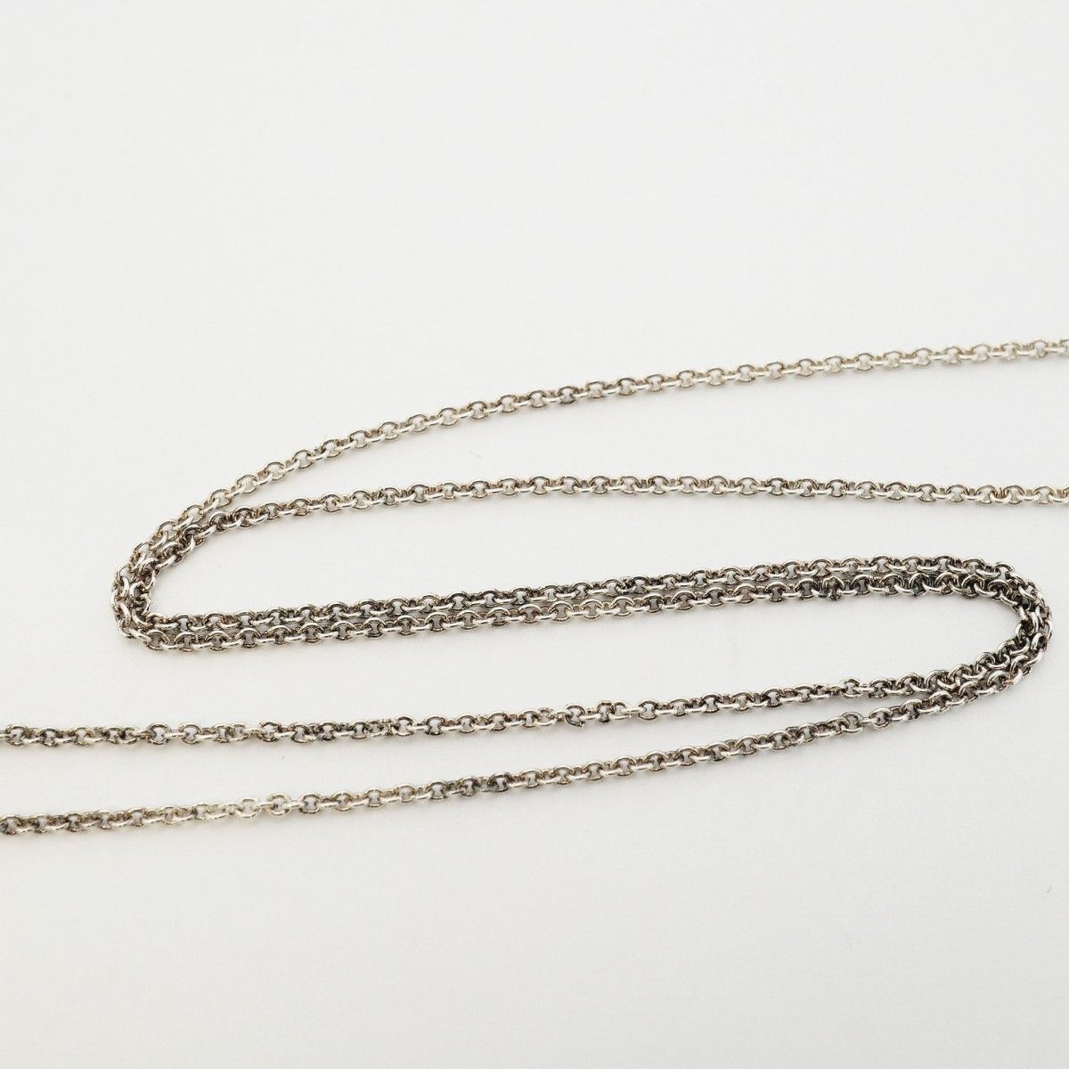 Tiffany & Co Necklace Double Drop Heart 925 Sterling Silver — view 7