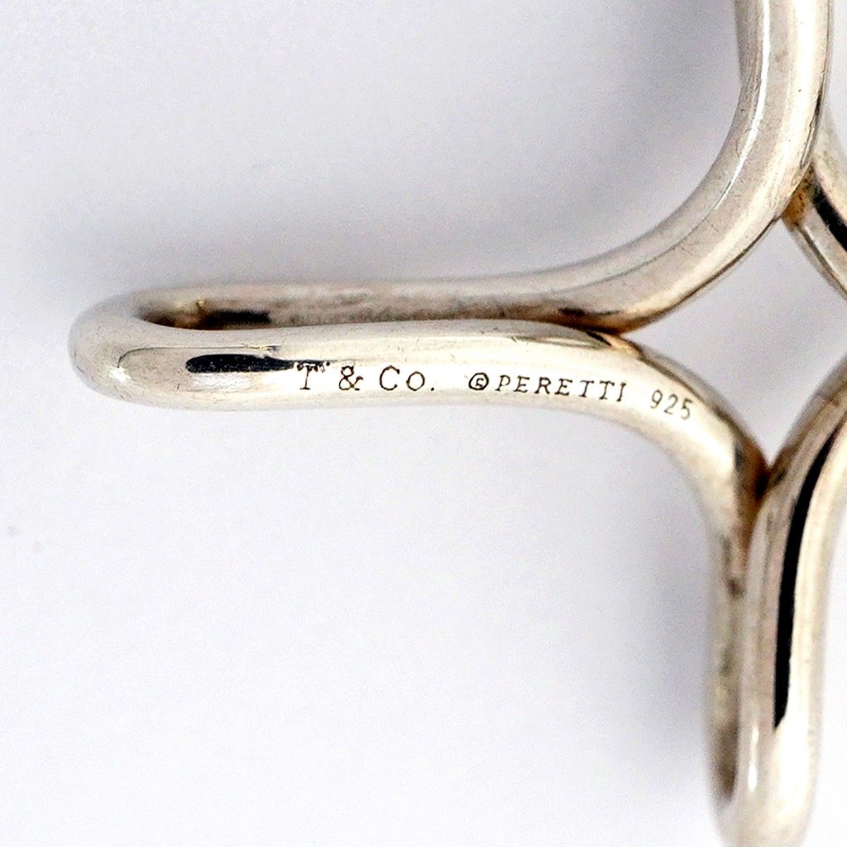 Tiffany & Co Necklace Open Cross 925 Sterling Silver — view 6