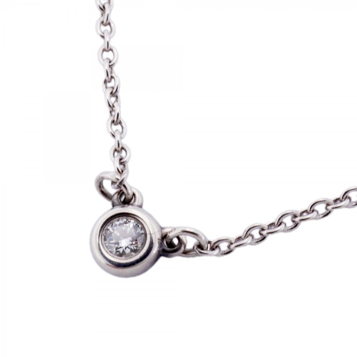 Tiffany & Co Necklace by the Yard 925 Sterling Silver Diamond