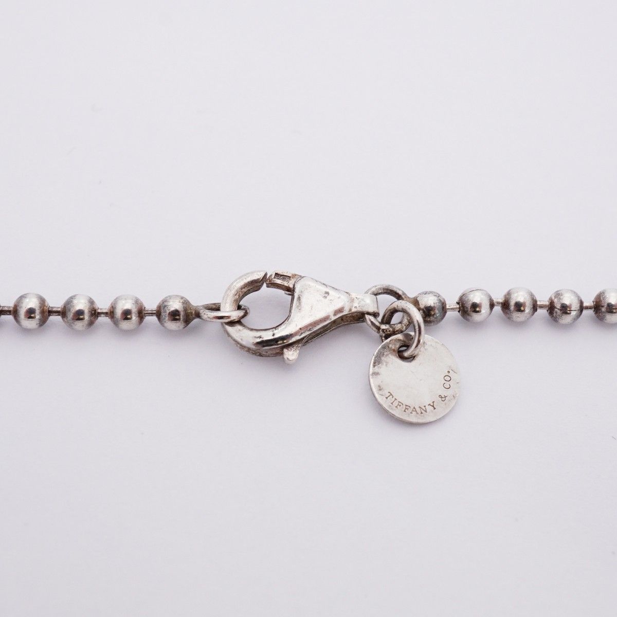 Tiffany & Co Necklace Return to Ball Chain Oval 925 Sterling Silver — view 4