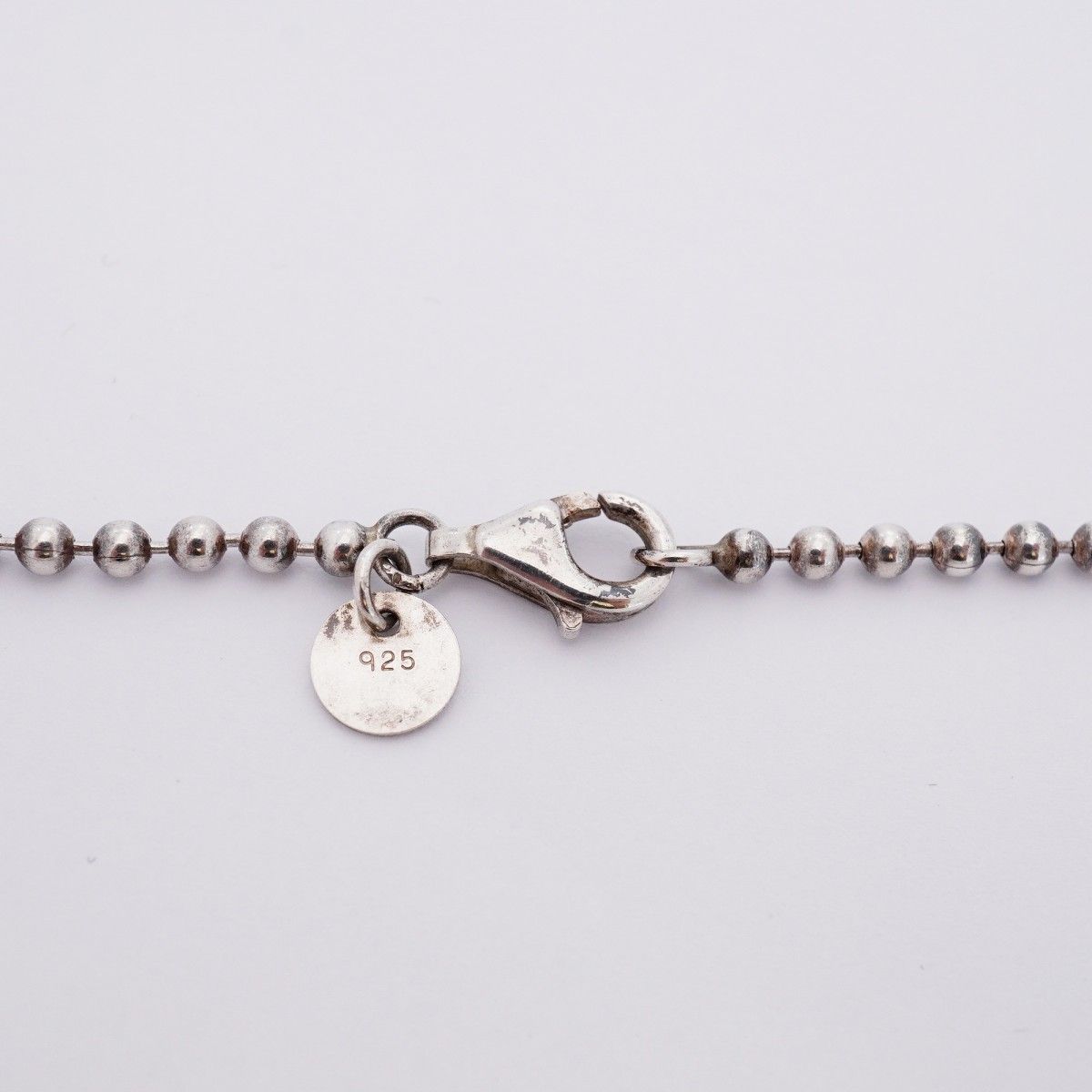 Tiffany & Co Necklace Return to Ball Chain Oval 925 Sterling Silver — view 5