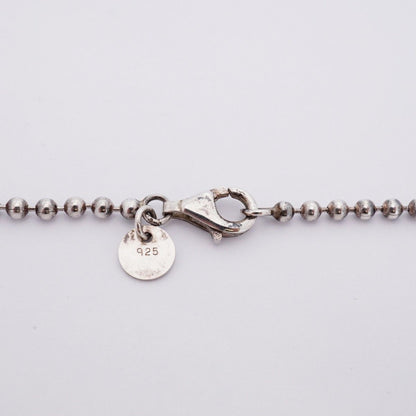 Tiffany & Co Necklace Return to Ball Chain Oval 925 Sterling Silver — view 5