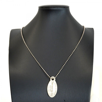 Tiffany & Co Necklace Return to Ball Chain Oval 925 Sterling Silver — view 7