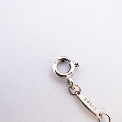 Tiffany & Co Bracelet by the Yard 925 Sterling Silver Diamond — view 6