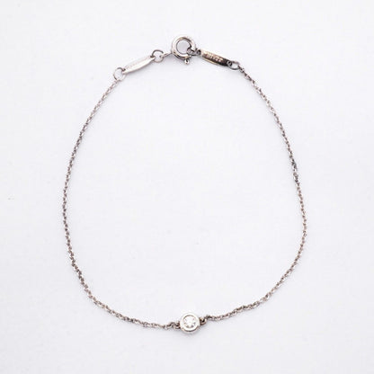 Tiffany & Co Bracelet by the Yard 925 Sterling Silver Diamond — view 3