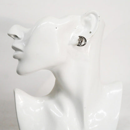 Tiffany & Co Earrings Crescent 925 Sterling Silver — view 5