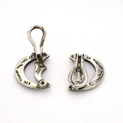 Tiffany & Co Earrings Crescent 925 Sterling Silver — view 3