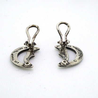 Tiffany & Co Earrings Crescent 925 Sterling Silver — view 6