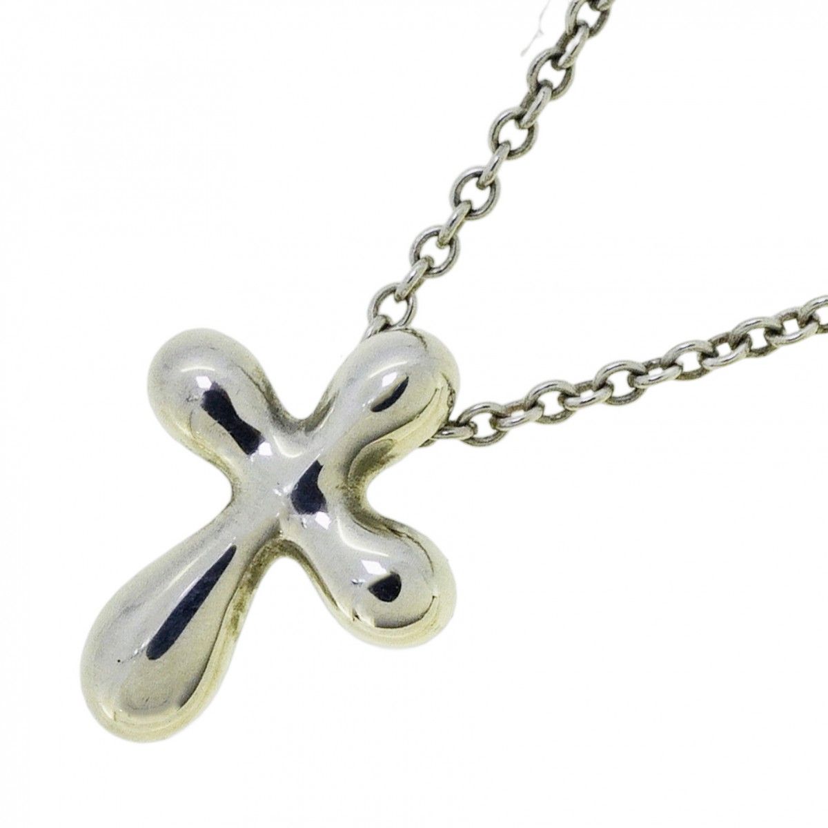 Tiffany & Co Necklace Small Cross 925 Sterling Silver