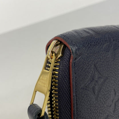 Louis Vuitton Wallet Monogram Empreinte Zippy Blue — view 6
