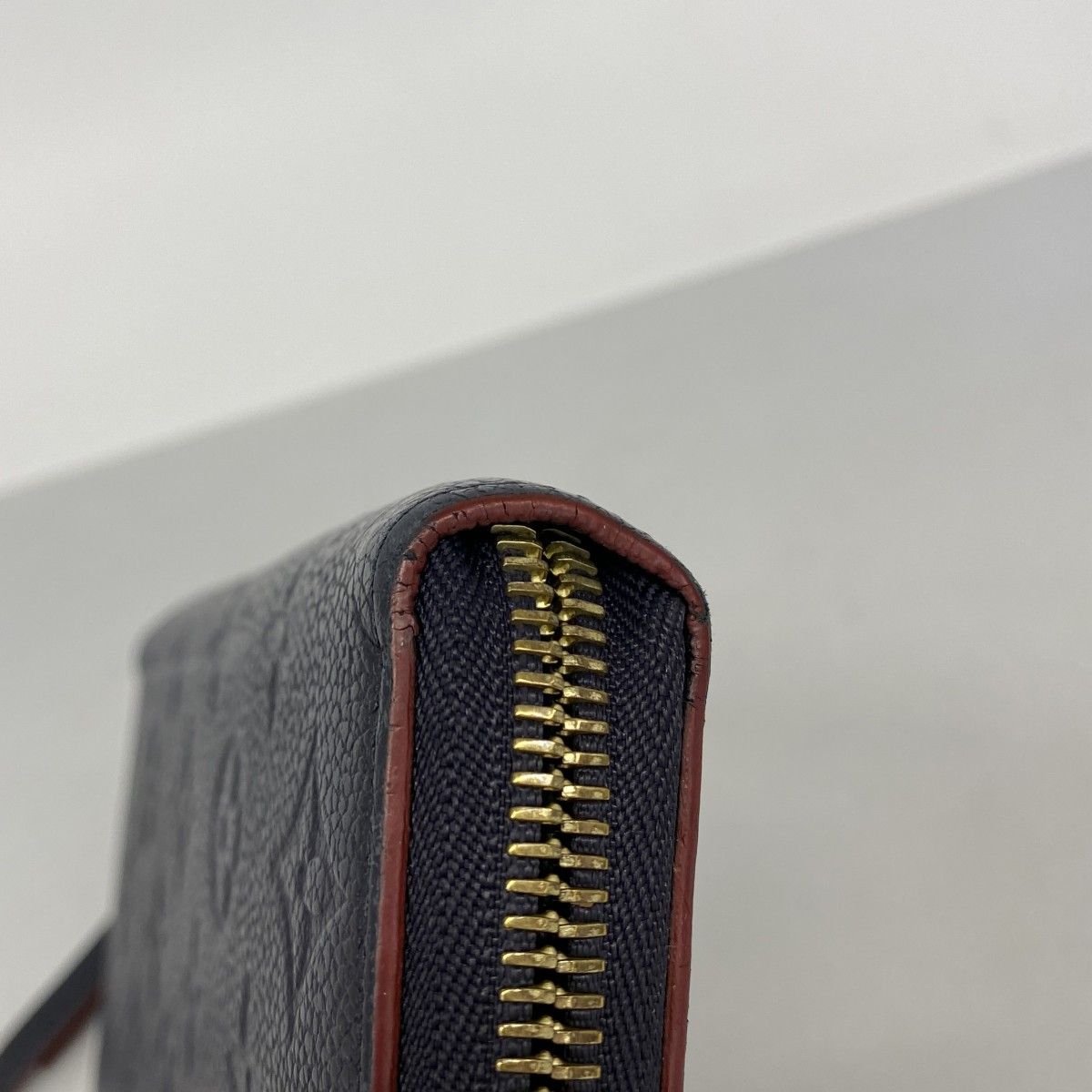 Louis Vuitton Wallet Monogram Empreinte Zippy Blue — view 5