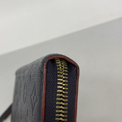 Louis Vuitton Wallet Monogram Empreinte Zippy Blue — view 5