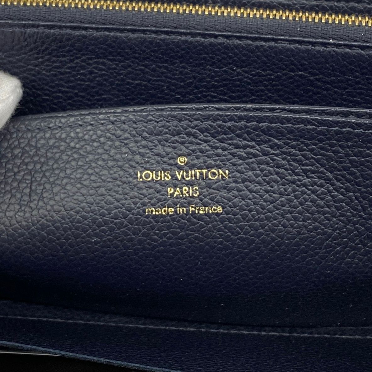 Louis Vuitton Wallet Monogram Empreinte Zippy Blue — view 4