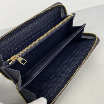 Louis Vuitton Wallet Monogram Empreinte Zippy Blue — view 3