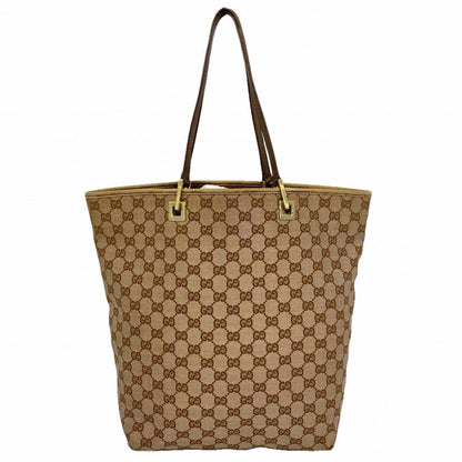 Gucci Tote 002 Canvas Pink Beige Champagne Gold