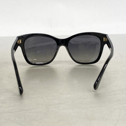 Chanel Sunglasses Acetate Black Champagne Gold Eyewear — view 8