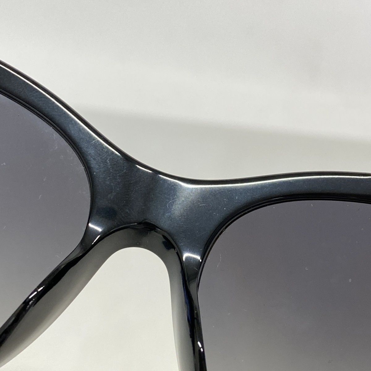 Chanel Sunglasses Acetate Black Champagne Gold Eyewear — view 5