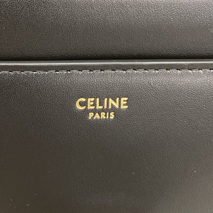 Celine Handbag Seise Leather Black Gold 2-Way Bag — view 5