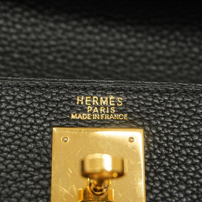 Hermes Handbag Kelly 32 Togo Black Gold 2-Way Bag — view 5