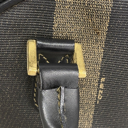 Fendi Handbag Pecan Brown Black Gold — view 7