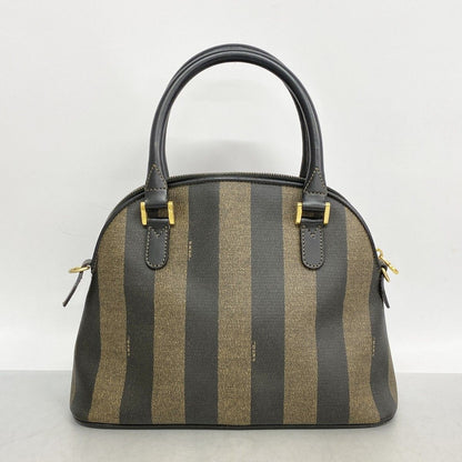 Fendi Handbag Pecan Brown Black Gold — view 9